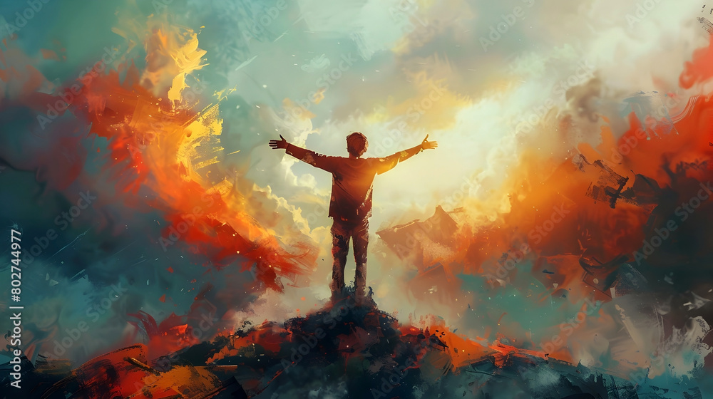 The Euphoric Moment of Achieving Your Goals with Unwavering Passion and Determination The Euphoric Moment of Achieving Your Goals with Unwavering Passion and Determination