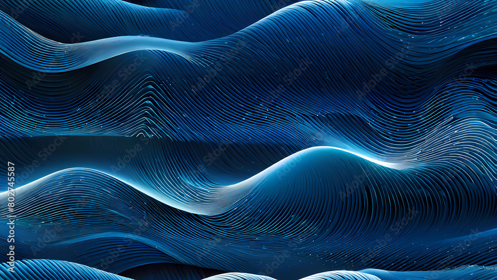 a beautiful sepiral and colorful image of a wave, a walpeper background of a wave cover, Generative AI