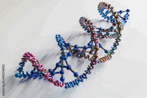 DNA vector illustration