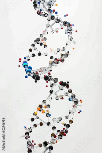 DNA vector illustration