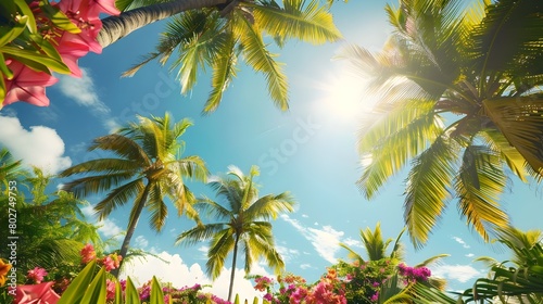 Lush Tropical Landscape wit...