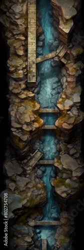 DnD Battlemap cavern  whispers  mysterious  underground  location  walls