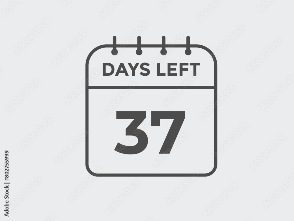 37 days to go countdown template. 37 day Countdown left days banner design. 37 Days left countdown timer
37 days to go countdown template. 37 day Countdown left days banner design. 37 Days left countdown timer