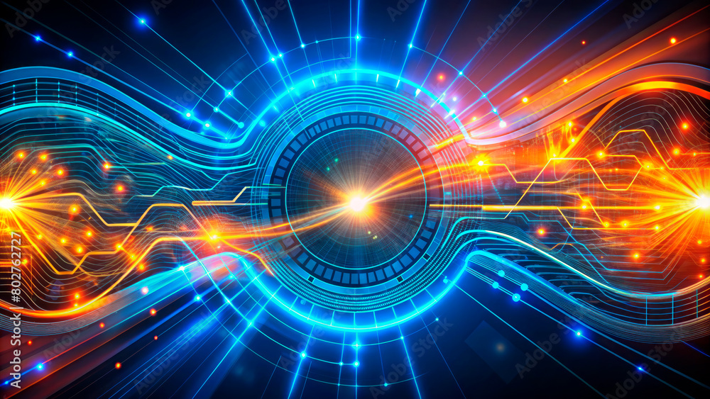 Obraz premium Digitization of digital technologies,