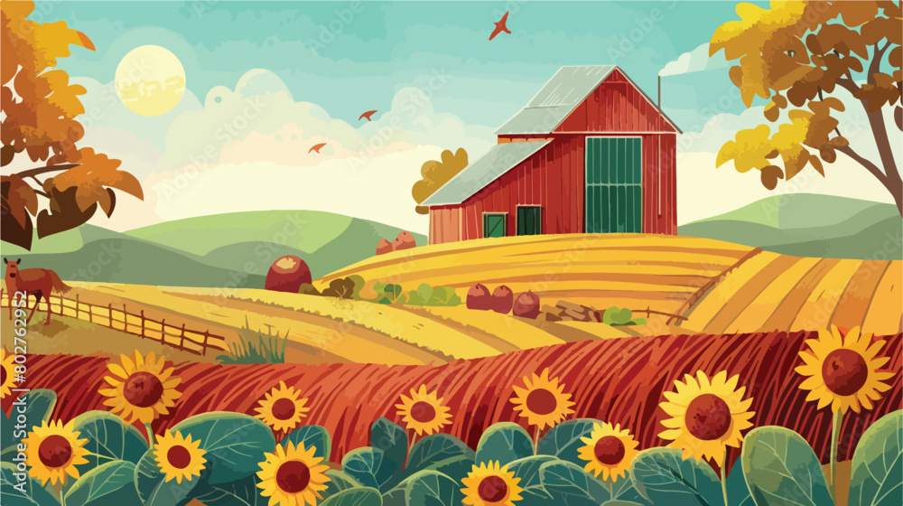 Farm Food digital design vector illustration