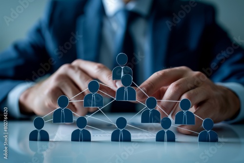 businessman conducting a stakeholder analysis