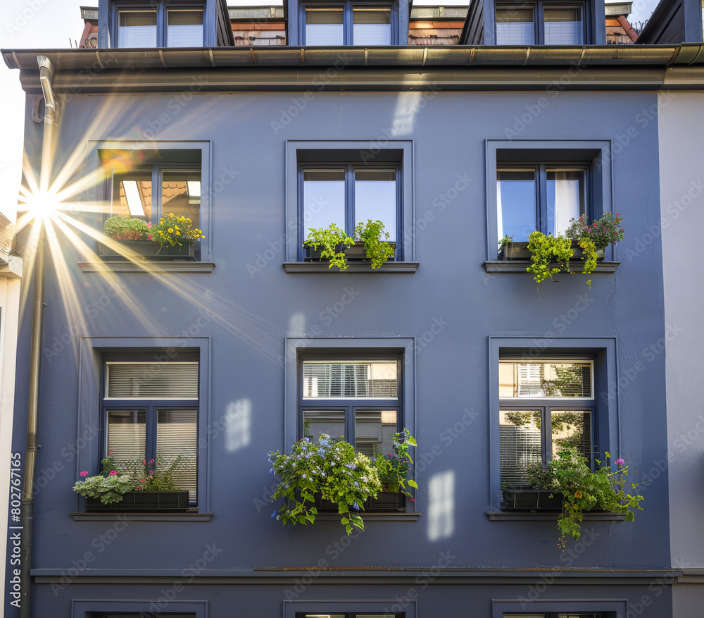Modern house with stylish exteriors. Real Estate concept image. Modern house with stylish exteriors. Real Estate concept image.