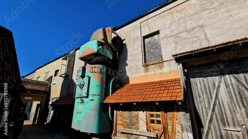 Open Air Museum Of Cinevilla Studio In Tukums Municipality In Latvia. Static Shot photo