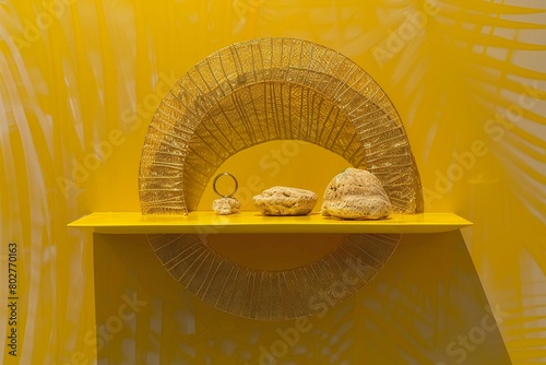 Piece of art at the universal exposition on the theme of food in Milan photo