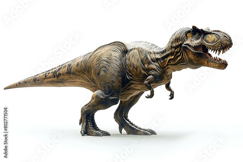 Dinosaur on a white background    rendering   illustration