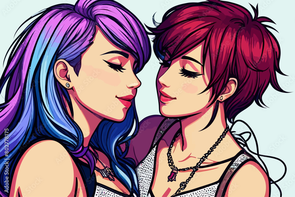 pride day lesbian Gay Bisexual Transgender illustration