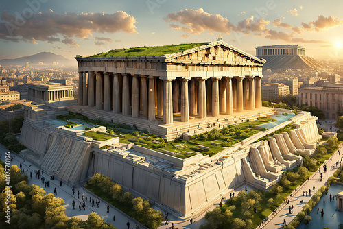 Ancient Greek Parthenon A Modern Complex
