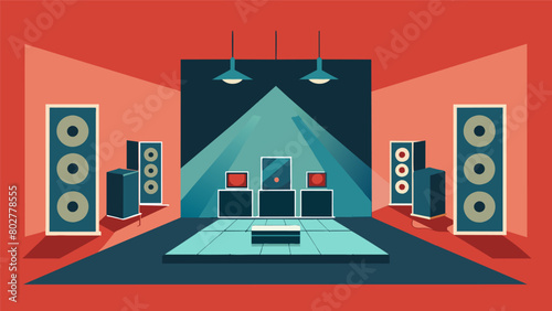 Get the most out of your speakers with clever placement and positioning tips for optimal sound projection. Vector illustration