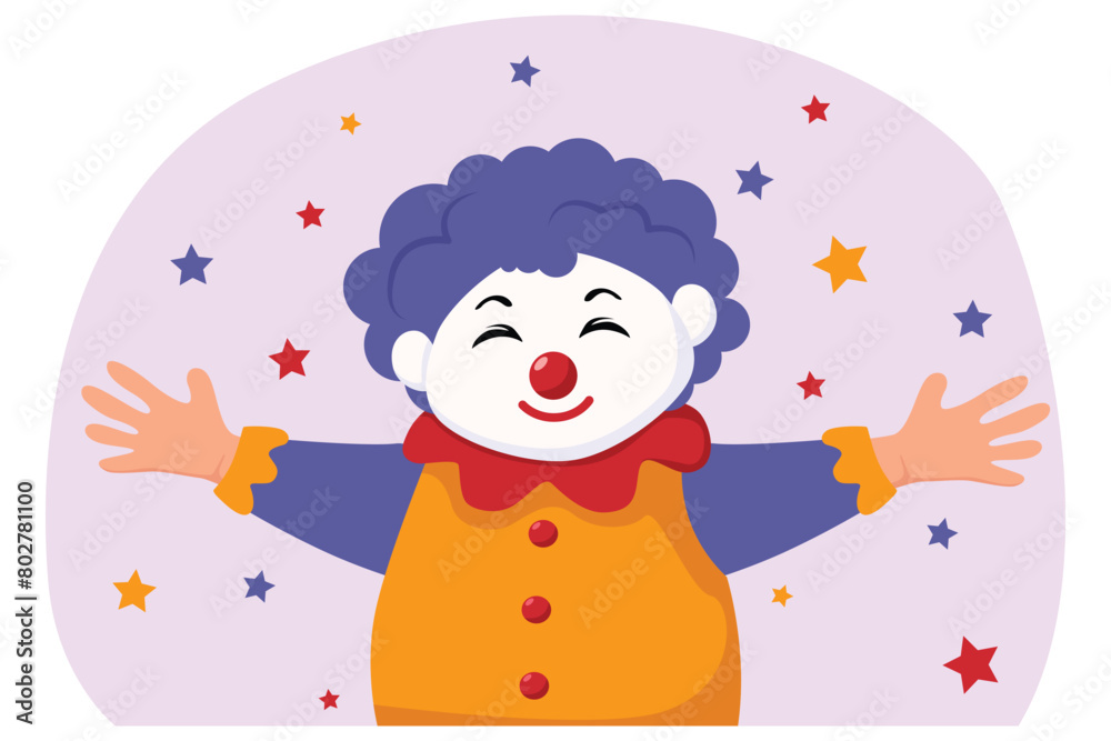 April Fools Flat Illustration Design April Fools Flat Illustration Design