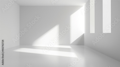 Abstract studio background for product presentation. Empty room with shadows.