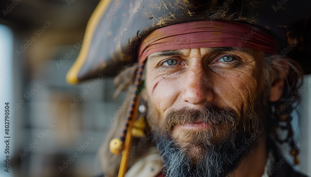 man bearded pirate 