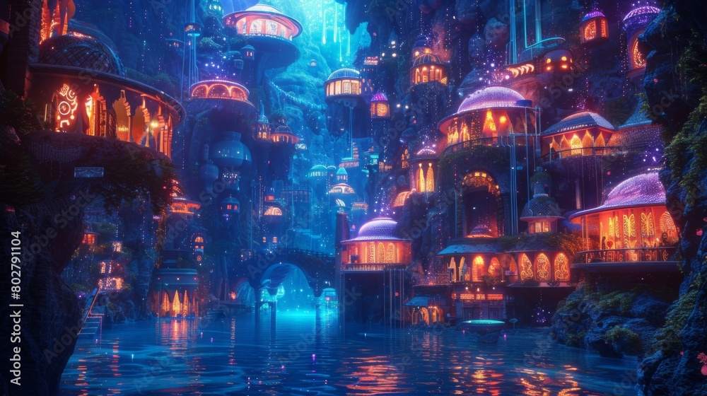 The city of Atlantis is a beautiful and mysterious place