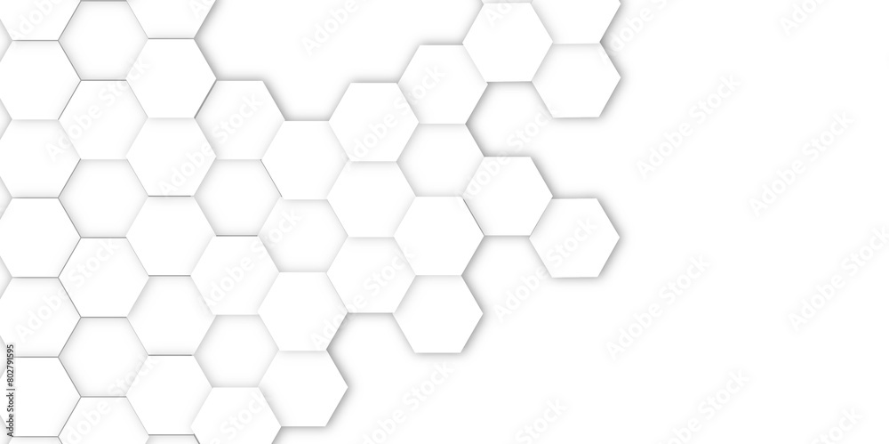 White Hexagonal Background. Luxury White Pattern. Vector Illustration. hexagon abstract background. Surface polygon pattern with glowing hexagon paper texture and futuristic business.
White Hexagonal Background. Luxury White Pattern. Vector Illustration. hexagon abstract background. Surface polygon pattern with glowing hexagon paper texture and futuristic business.