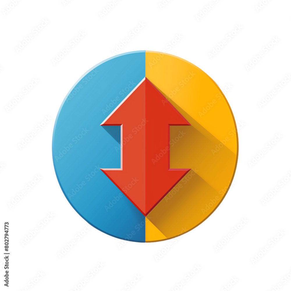 Cartoon arrow isolated on transparent background Cartoon arrow isolated on transparent background