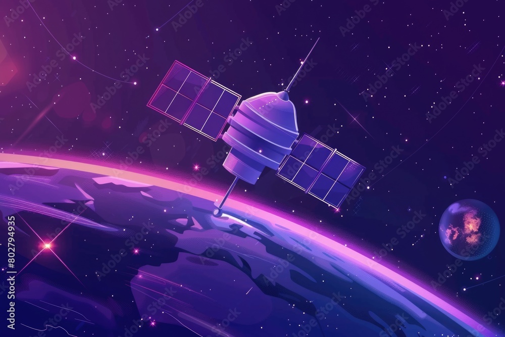 A futuristic space station located within the earth's core. Ideal for science fiction projects A futuristic space station located within the earth's core. Ideal for science fiction projects