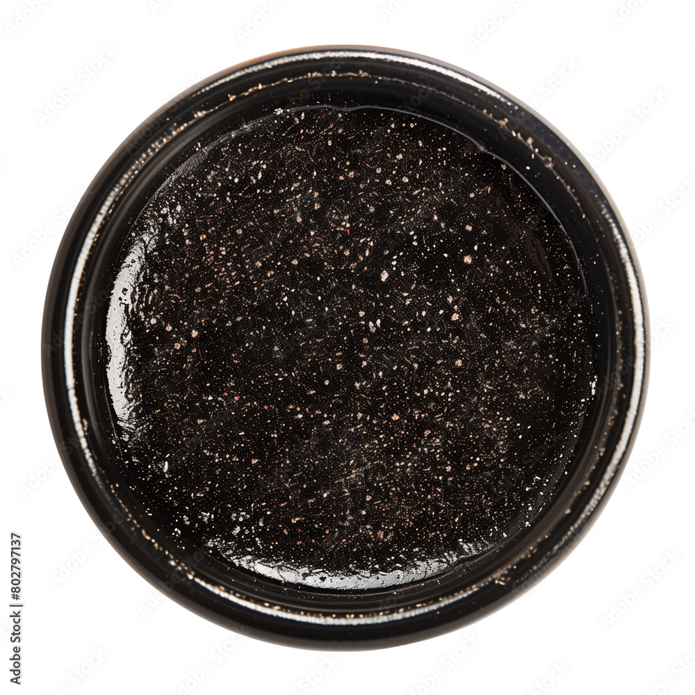Top view of a bowl isolated Top view of a bowl isolated