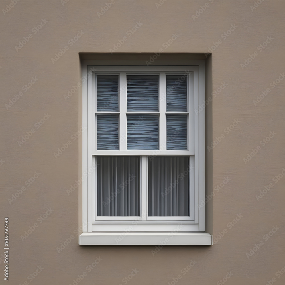 Fototapeta premium window with shutters