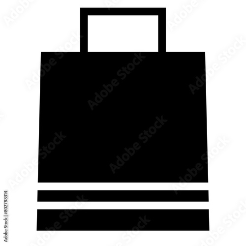 shopping bag  - Vector icon
