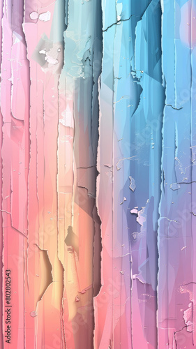 Vibrant Pastel Background, Vertical Glitch Texture