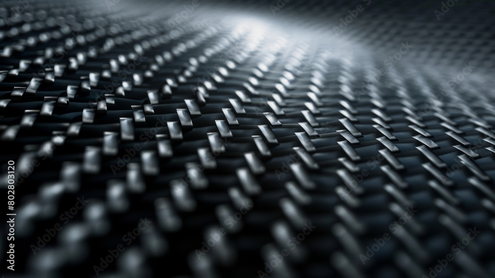 Closeup of Carbon Fiber with Light Accents Closeup of Carbon Fiber with Light Accents
