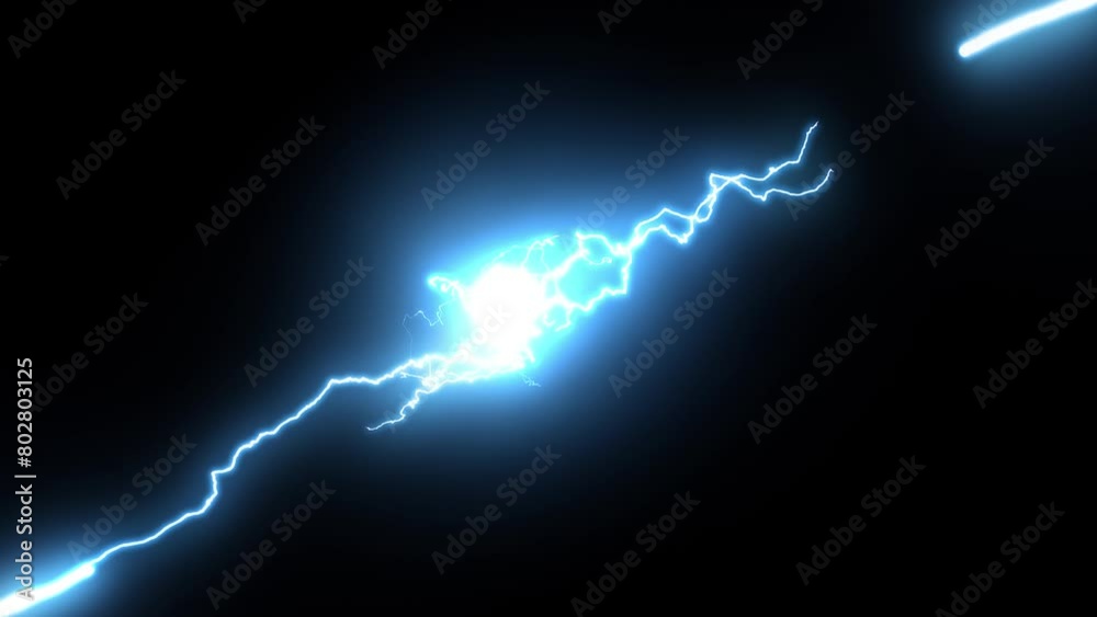 electric spark background make intro