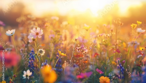 A field of flowers in full bloom © JK_kyoto