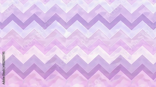 Seamless Pattern Chevron Style with Lilac Background Digital Paper Template