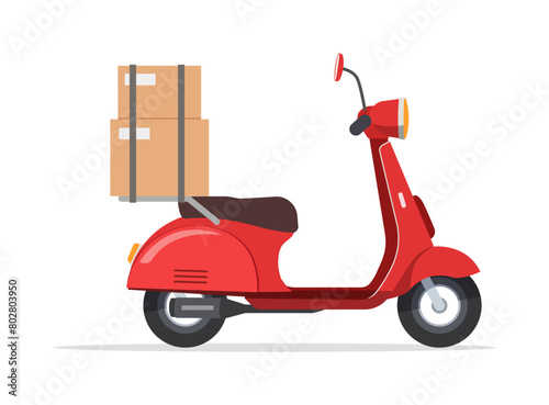 retro scooter motor with delivery package good quality design