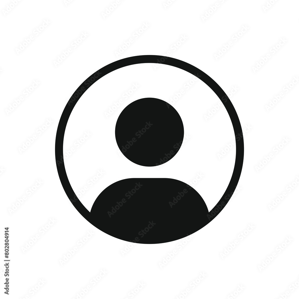 Flat illustration in black color. Avatar, user profile, person icon, gender neutral silhouette, profile picture. Suitable for social media profiles, icons, screensavers and as a template.. Flat illustration in black color. Avatar, user profile, person icon, gender neutral silhouette, profile picture. Suitable for social media profiles, icons, screensavers and as a template..