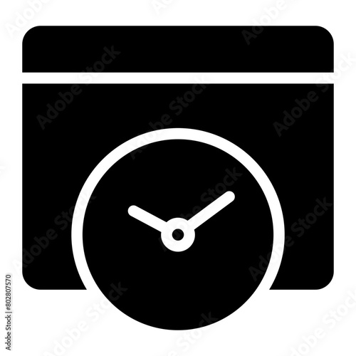 Free Download time and date, calenda with clock icon - GFXLoad