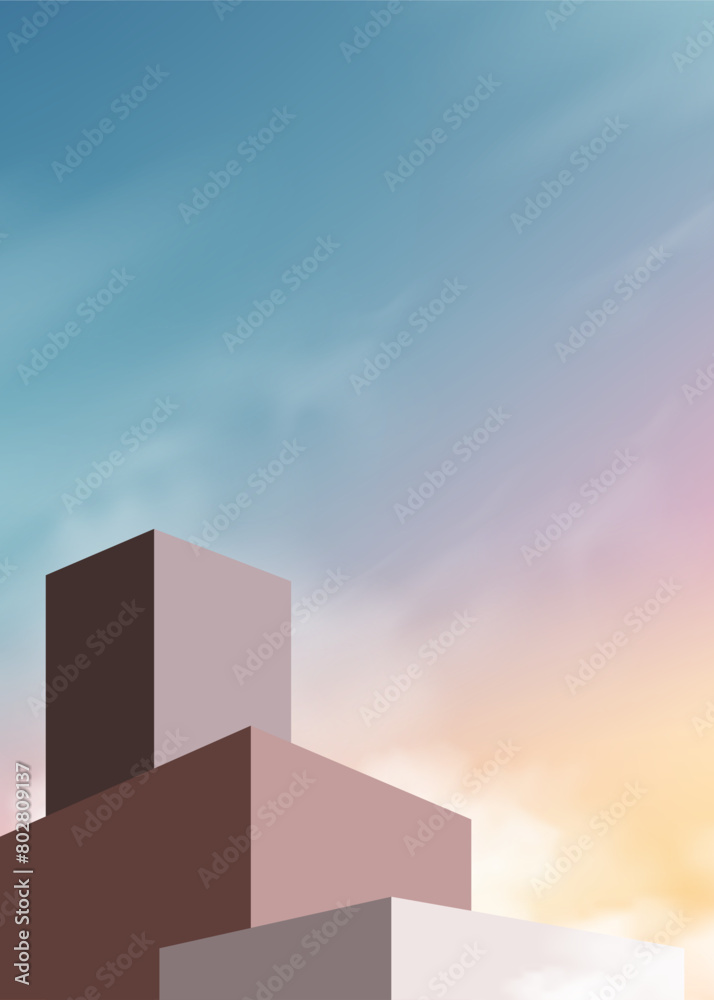 Sky Blue,Cloud Background,3D Purple Geometric Podium Display Step on Summer colorful Sky,Vector Minimal Scene Platform Showcase for cosmetic product present in low angle view,Banner for Spring Sale Sky Blue,Cloud Background,3D Purple Geometric Podium Display Step on Summer colorful Sky,Vector Minimal Scene Platform Showcase for cosmetic product present in low angle view,Banner for Spring Sale