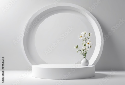 white flower in vase