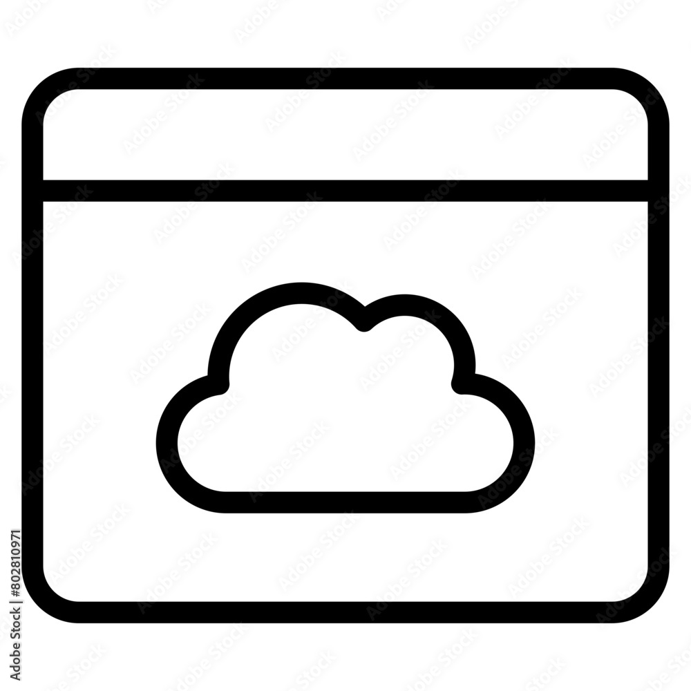 calendar with cloud icon