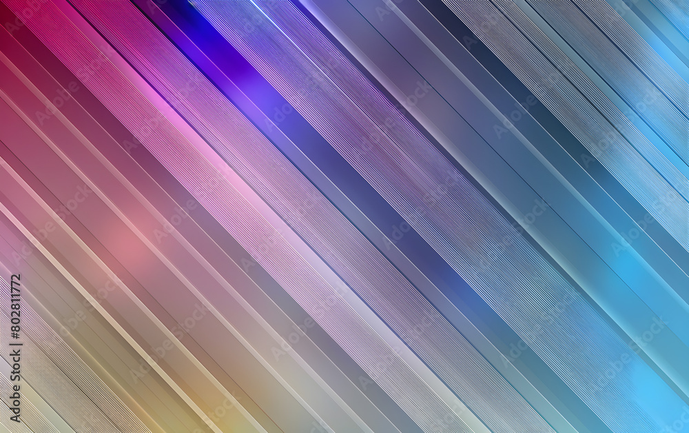 Linear background with gradient transition from blue and pink to yellow