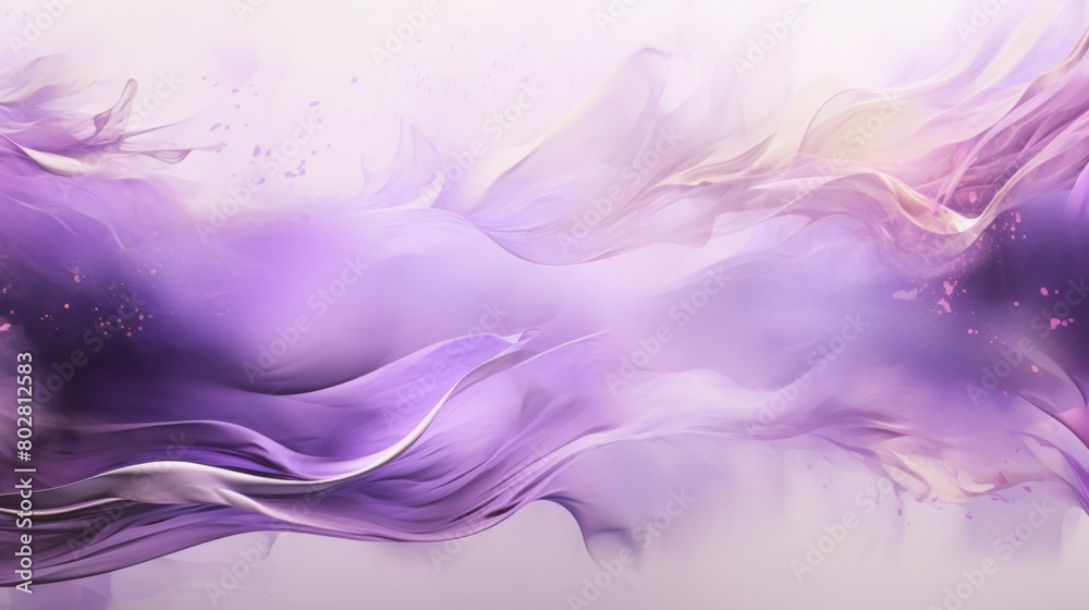 Dreamy Purple Smoke Waves