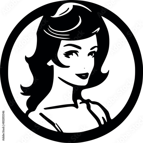 logo per salone di parrucchiere uomo donna 02 photo