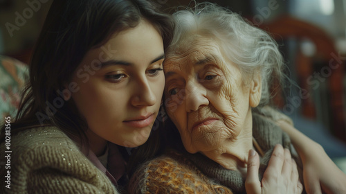 grandmother and granddaughter