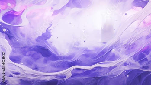 Purple Swirl Abstract Art