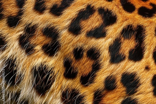 Leopardenfell in Nahaufnahme  photo