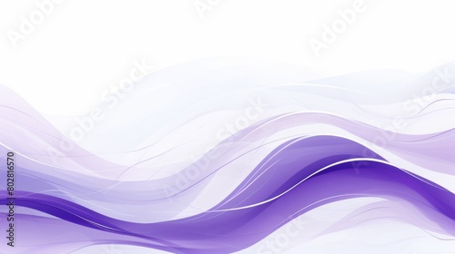 Elegant Purple Wave Abstract