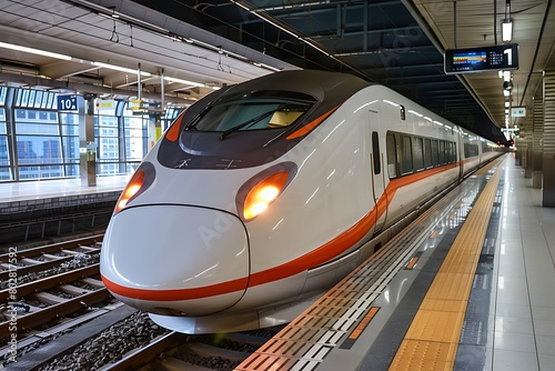 A sleek, high-speed train symbolizing fast market entry