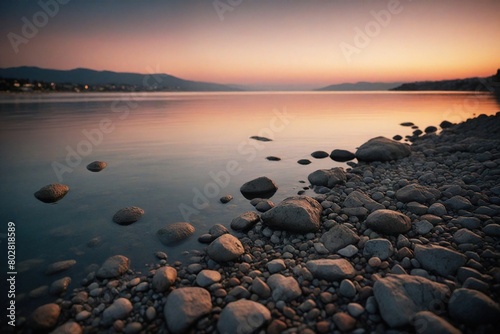 sunset over the sea