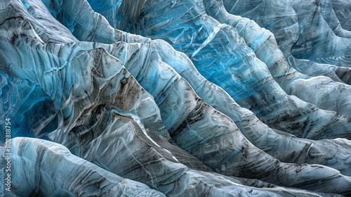 Wallpaper Mural a stunning aerial view of a mountain range featuring a snow - covered peak, a lush green valley, an Torontodigital.ca