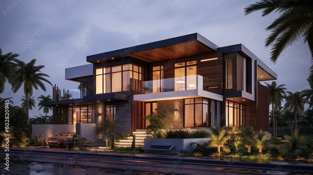 Extrior design of living home