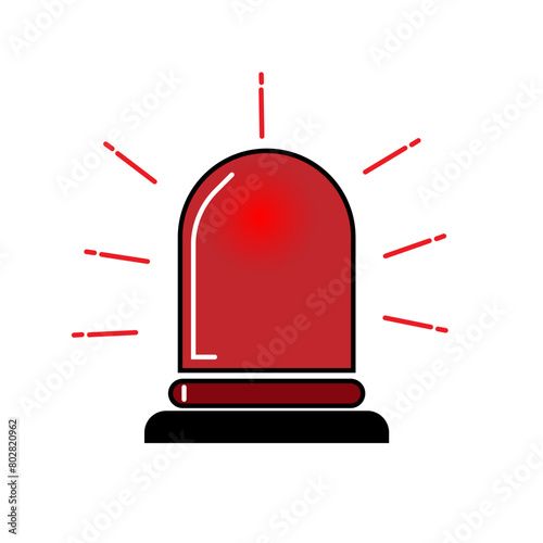 illustration of a red and white mailbox with ribbon
